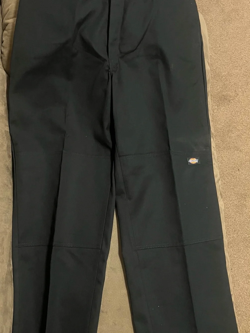 Dickies Men's Black Straight Work Chinos